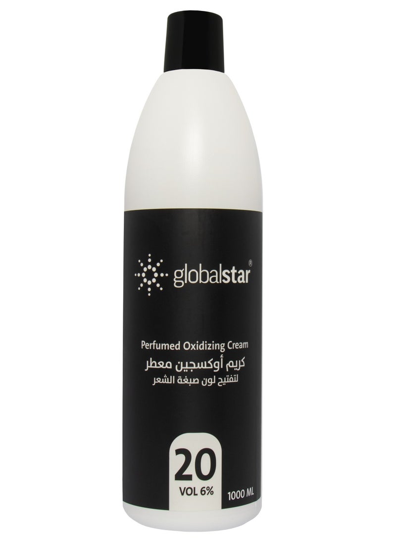 جلوبال ستار - كريم أوكسجين معطر 6 % حجم 20 1000مل - Image 1