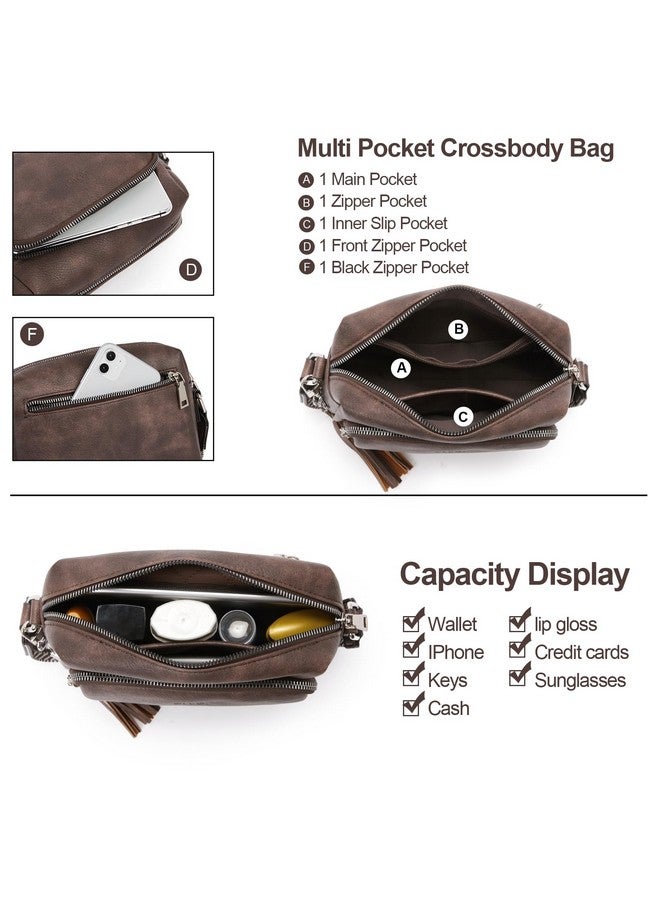 CLUCI Small Crossbody Purses for Women Trendy, Vegan Leather Women's Crossbody Handbags with Adjustable Wide Strap - Image 2