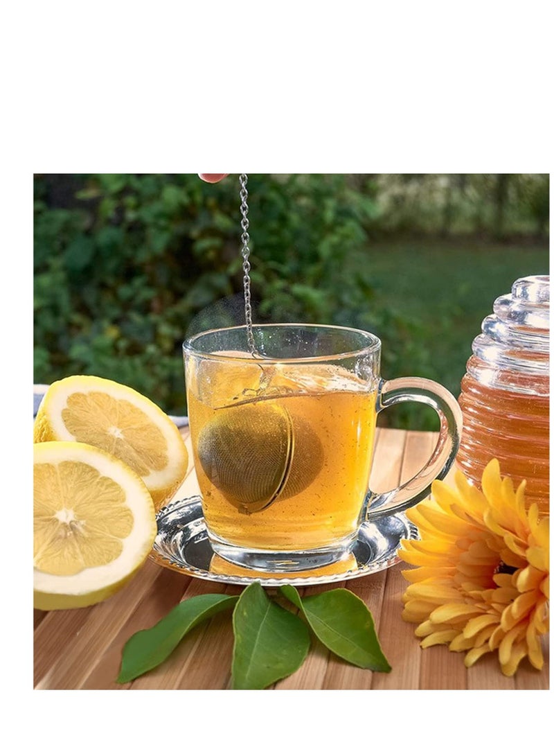 MARKQ Tea Strainer 5.3 cm Stainless Steel Tea Ball Infuser for Loose Tea Leaves Herb Fruit Squeeze Mesh Tea Filter  - Image 5