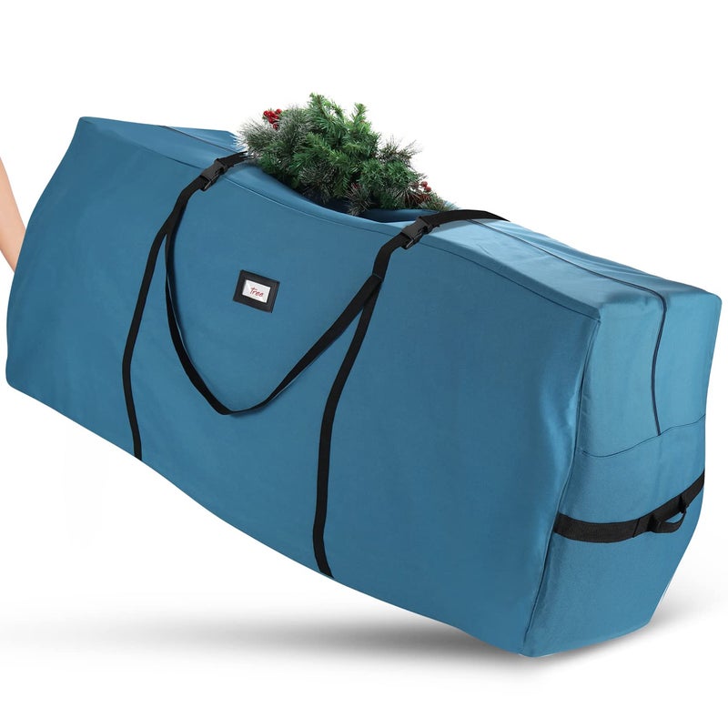 StorageBud Christmas Tree Storage Bag  Waterproof Christmas Tree Storage Box  Christmas Tree Bag With Handles  Dual Zipper  75 ft  600d Oxford