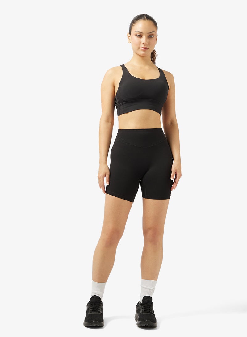 فورورد شورت نحت بدون خياطة بخصر مرتفع - Image 2