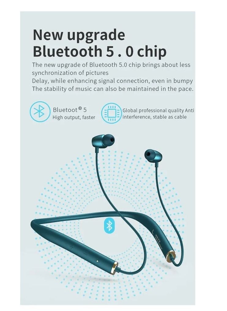 sanag Sanag Z6S BT Neckband Headphones Sport Earphone Bt Neckband Headphones Sport Earphone Wireless Mic  - Image 4