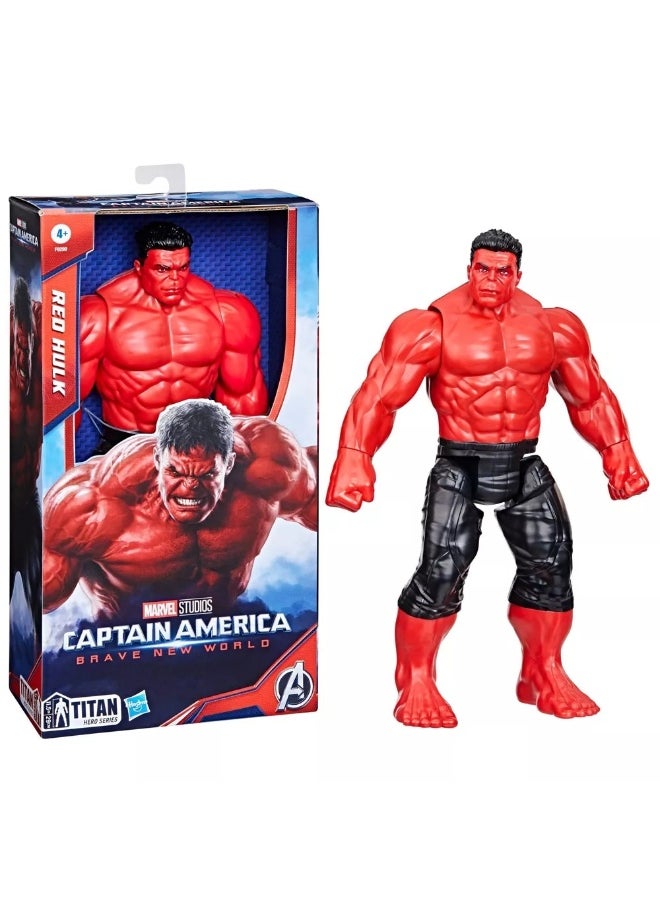 MARVEL Marvel Titan Hero Series Captain America: Brave New World Red Hulk Figure (30 cm)  - Image 1