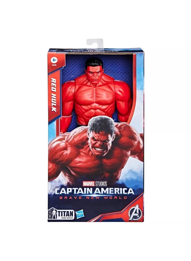 MARVEL Marvel Titan Hero Series Captain America: Brave New World Red Hulk Figure (30 cm)  - Image 2