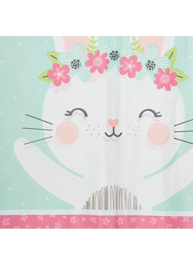 CREATIVE CONVERTING Party Supplies Bunny Party Plastic Tablecloth Tablecover Multicolor 102In X 54In  - Image 3