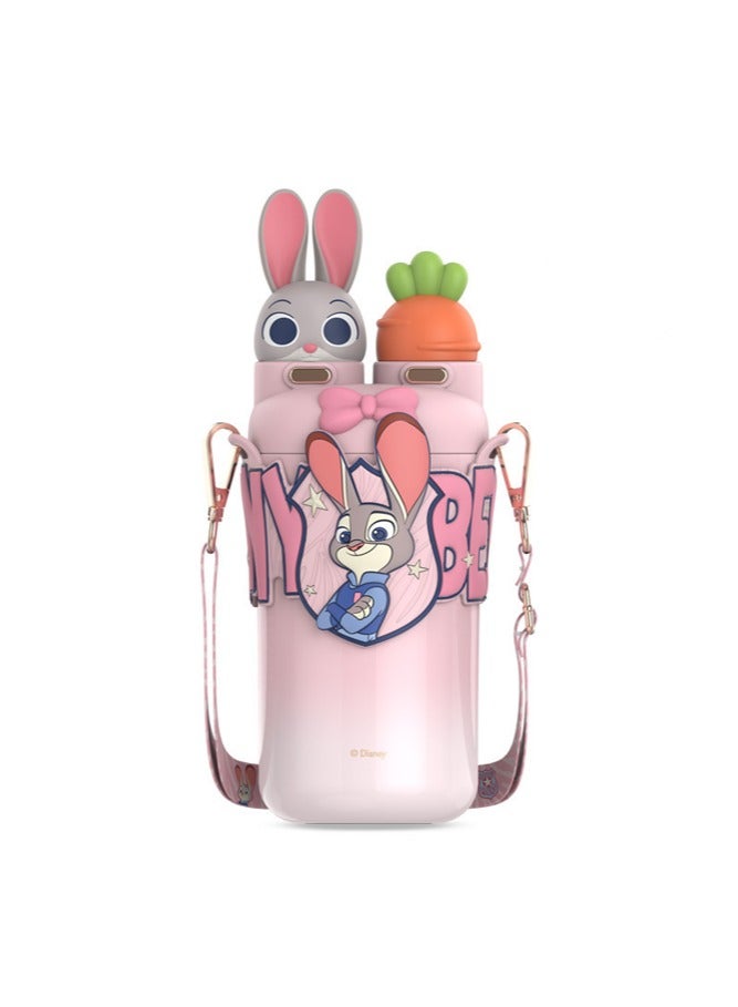 عام ترمس جودي مزدوج لشربين، يجمع بين العملية والأناقة، يلائم عادات الشرب المختلفة، وسهل الحمل بسعة 550 مل. - Image 1