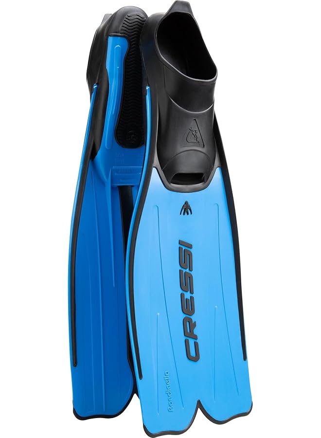 Cressi Rondinella Full Foot Snorkeling/Free Diving Fins (Made In Italy) - Image 1