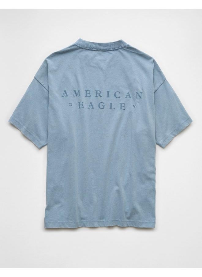 American Eagle AE Oversized Graphic T-Shirt  - Image 4