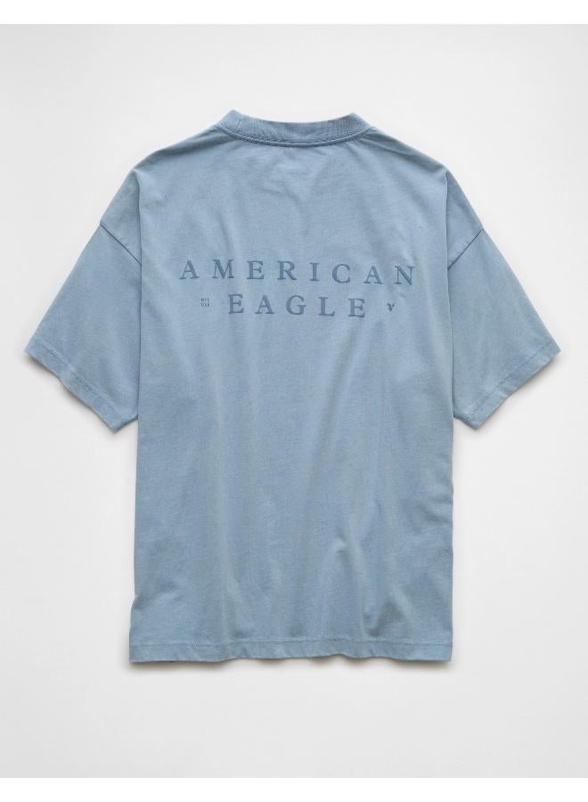 American Eagle AE Oversized Graphic T-Shirt - Image 2