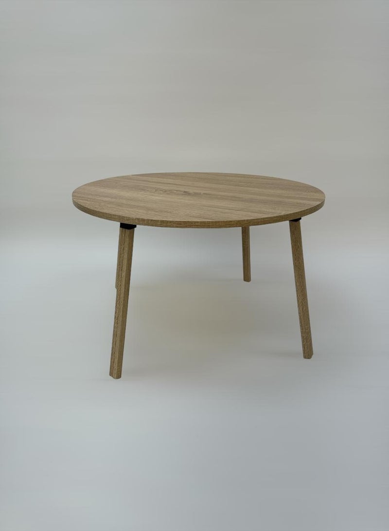 Living Wooden table set 5 pieces, wooden color - Image 5