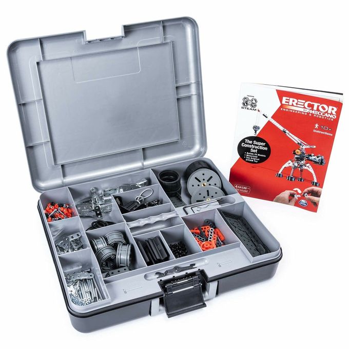 Meccano Erector Super Construction 25-In-1 Motorized Building Set, Steam Education Toy, 638 Parts, For Ages 10+ - Image 2