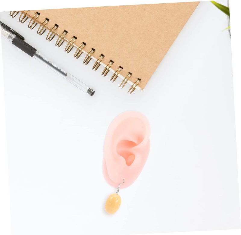 DIYEAH Silicone Ear Model Piercing Practice Tool Jewelry Earring Display Fake Ear - Image 5