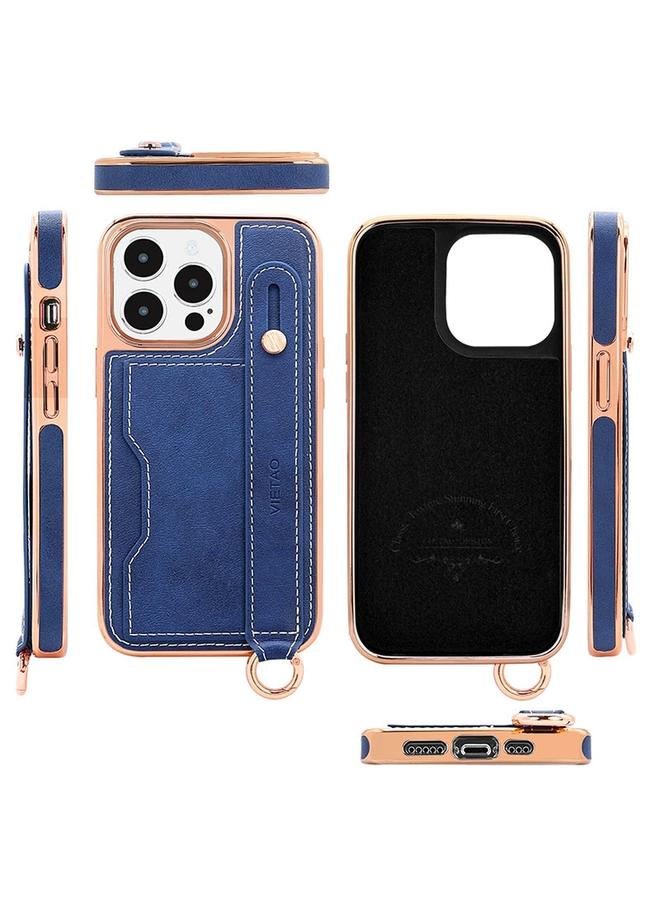 إيروريكس جراب لهاتف iPhone 16 Plus مزود بفتحة بطاقة وسوار معصم وحزام - Image 3