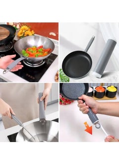 Buffer Heat Resistant Silicone Rubber Pot, Door Handle Cover Self-shrinking, Suitable for All Handles Pan Handle Insulation 12-15 cm  - Image 3