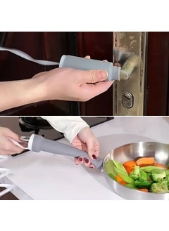 Buffer Heat Resistant Silicone Rubber Pot, Door Handle Cover Self-shrinking, Suitable for All Handles Pan Handle Insulation 12-15 cm  - Image 4
