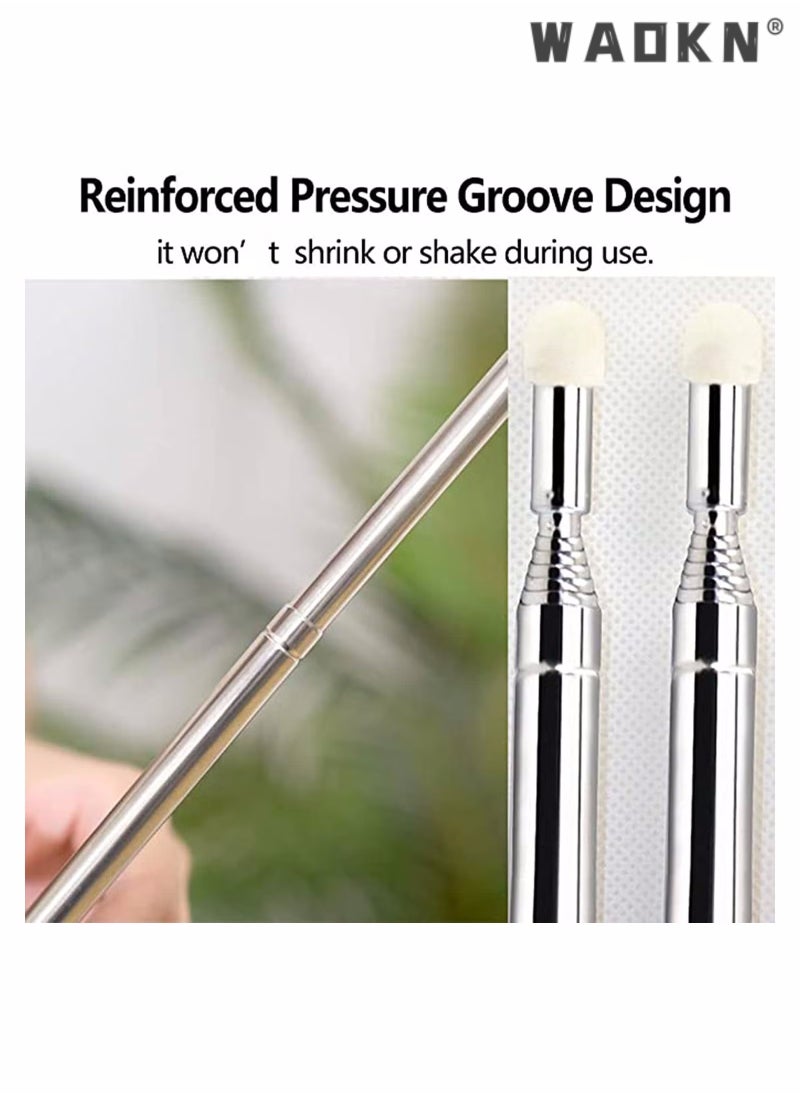 WAOKN - Telescopic Pointer Stick with Hand Lanyard, Teacher Pointer for Classroom Presentation Pointers for Teachers Hand Pointer Extendable Pointer Stick Retractable Pointer Pen Whiteboard Pointer - Image 1