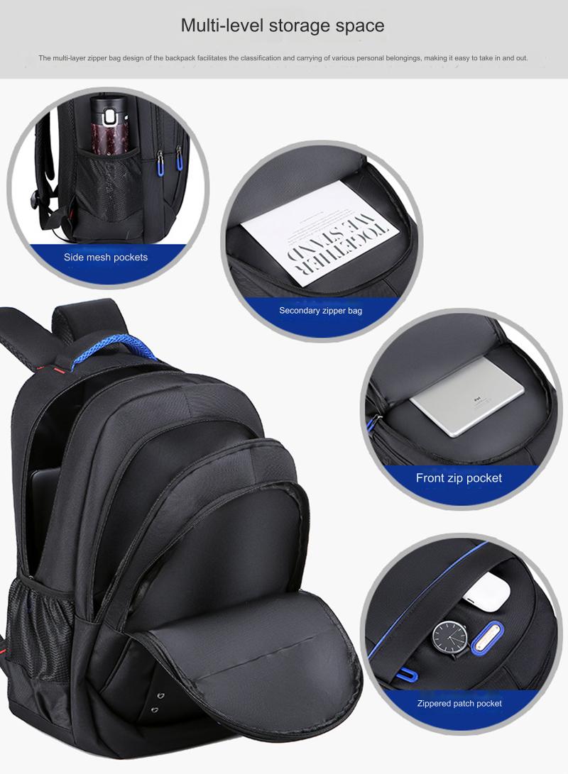ETG Men's Business Backpack, Computer Bag, Travel Bag, Waterproof School Bag 30*13*48CM - Image 5