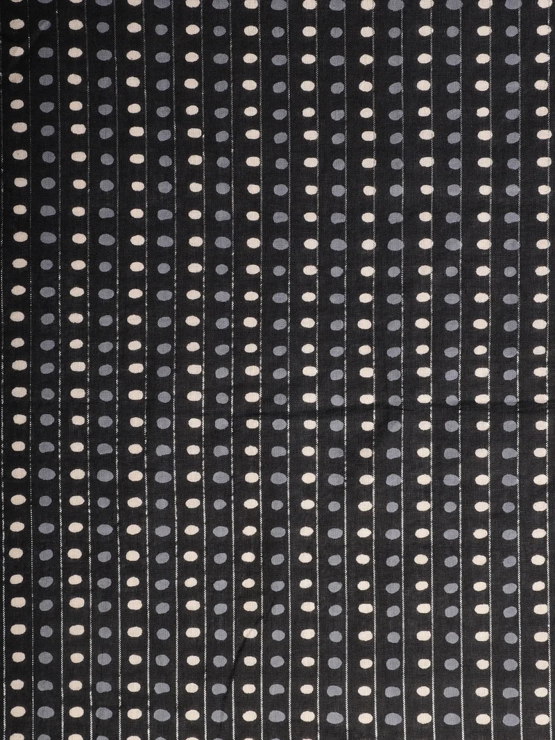 AKS Black And Grey Polka Dot Fabric for Crafts