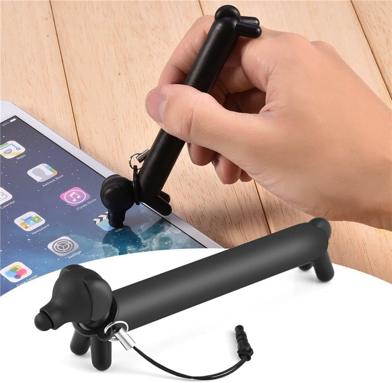 كلاراكو حافظة هاتف على شكل قلم داشهند مع حافظة بديلة على شكل كلب بشاشة لمس سعوية عالمية للهواتف/الأجهزة اللوحية (طويلة) - Image 5