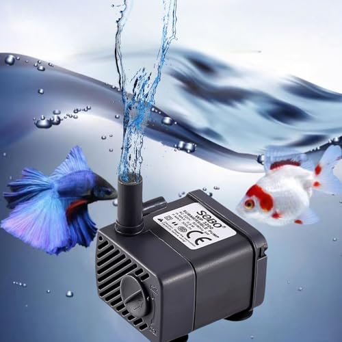 VAYINATO SOBO (WP-3200 | 5W | 300L/H) Aquarium Energy Saving Submersible Water Pump with Adjustable Flow Control for Aquarium Fish Tank, Waterfall & Indoor Decoration By Petzlifeworld - Image 1