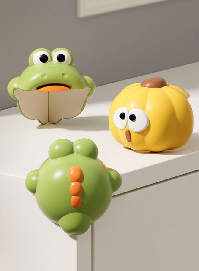 4PCs Frog-Shaped Baby Safety Corner Guards - Silicone Baby Proofing Protectors with Self-Adhesive Tape, Child Safety Edge Cushion for Furniture Sharp Corners - Image 1
