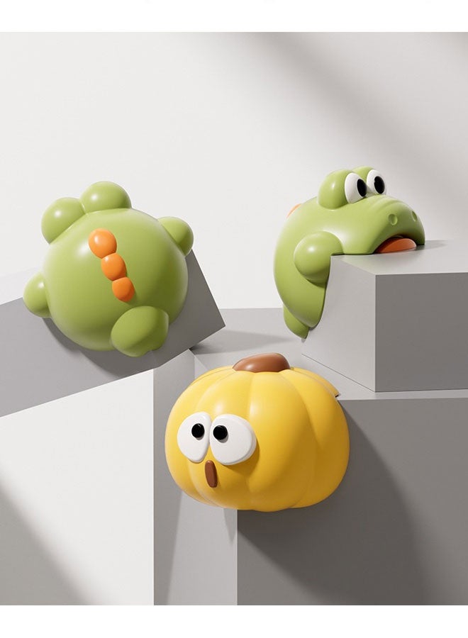 4PCs Frog-Shaped Baby Safety Corner Guards - Silicone Baby Proofing Protectors with Self-Adhesive Tape, Child Safety Edge Cushion for Furniture Sharp Corners - Image 2