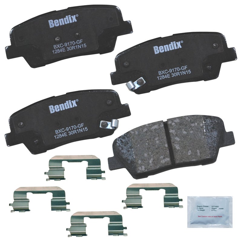Bendix Priority1 CFC1284E Ceramic Rear Brake Pads for Hyundai Equus 2016-2011 - Image 3