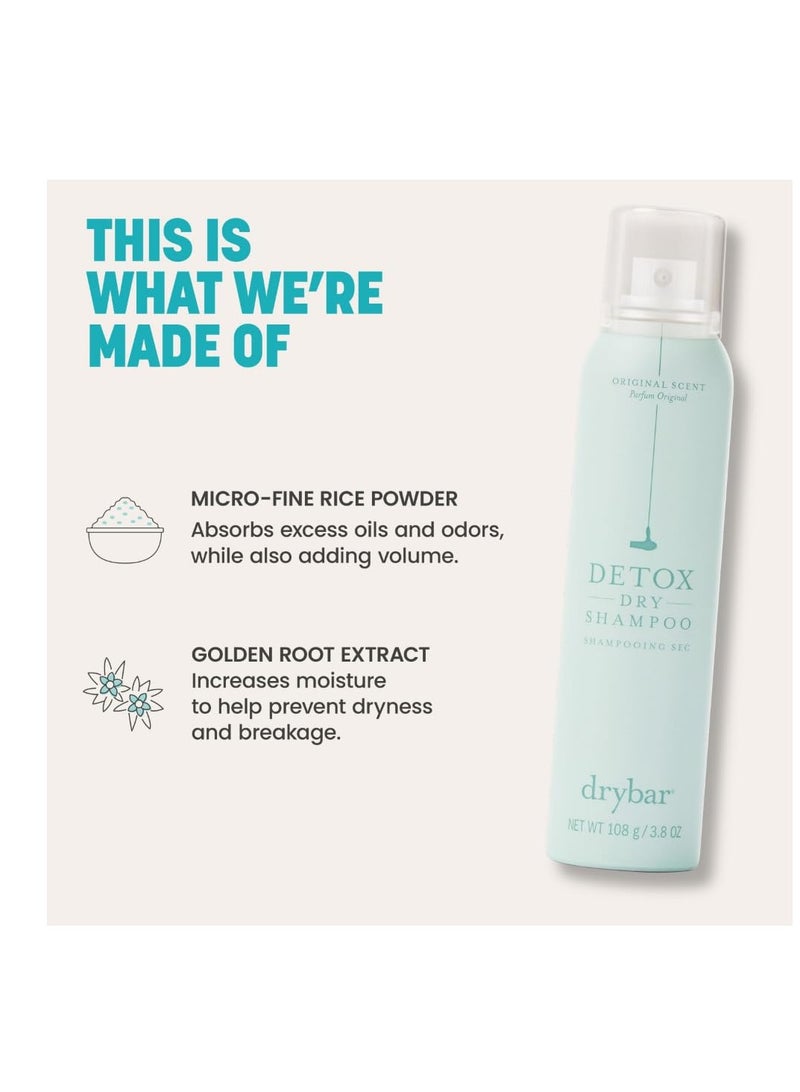 Drybar Detox Dry Shampoo Lush Scent Travel Size 40g - Image 4