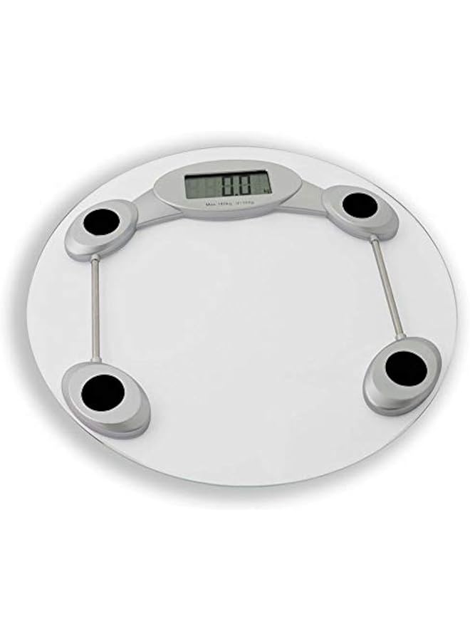 SKY LAND Ultra Slim Digital Body Weighing Bathroom Scale Tempered Glass With A High Precision Sensor System, Backlit Lcd Display-EG-003 - Image 1