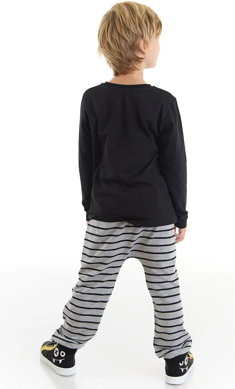 Denokids Raccoon Boy T-Shirt Trousers Set