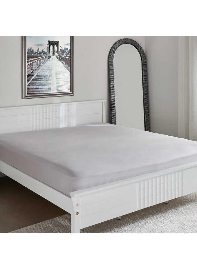 Home Box Purely Percale 300 TC Super King Fitted Sheet 200 x 200 x 40 cm - Image 1