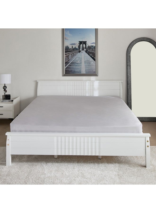 Home Box Purely Percale 300 TC Super King Fitted Sheet 200 x 200 x 40 cm - Image 3