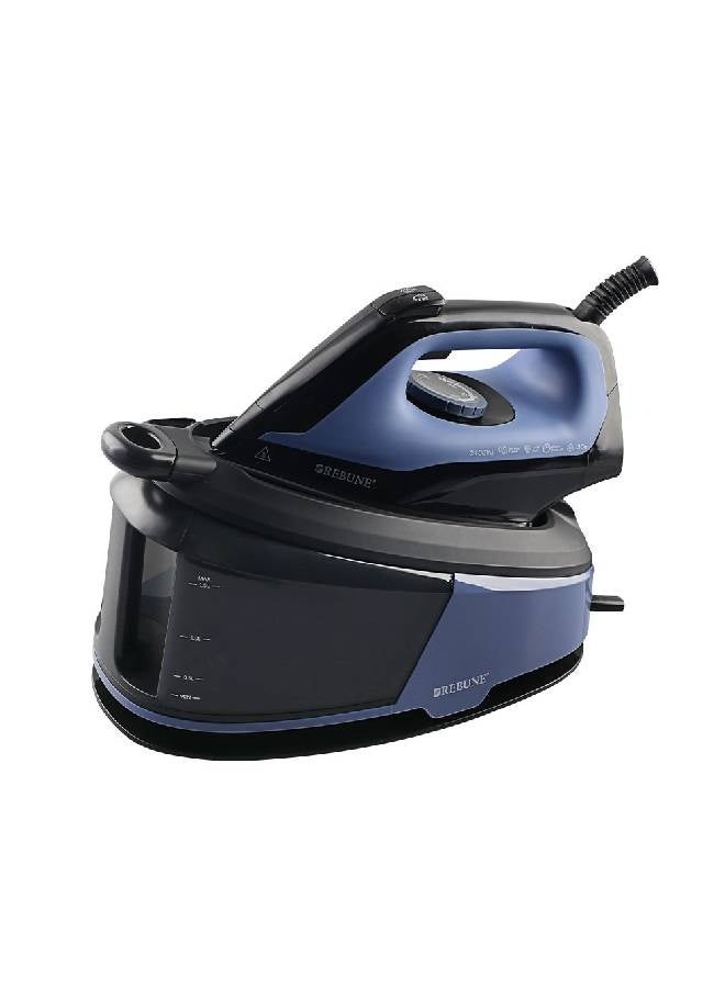 REBUNE Steam Iron - Steam Iron - 1.5 L 2400 W RE-3-068 blue - Image 2