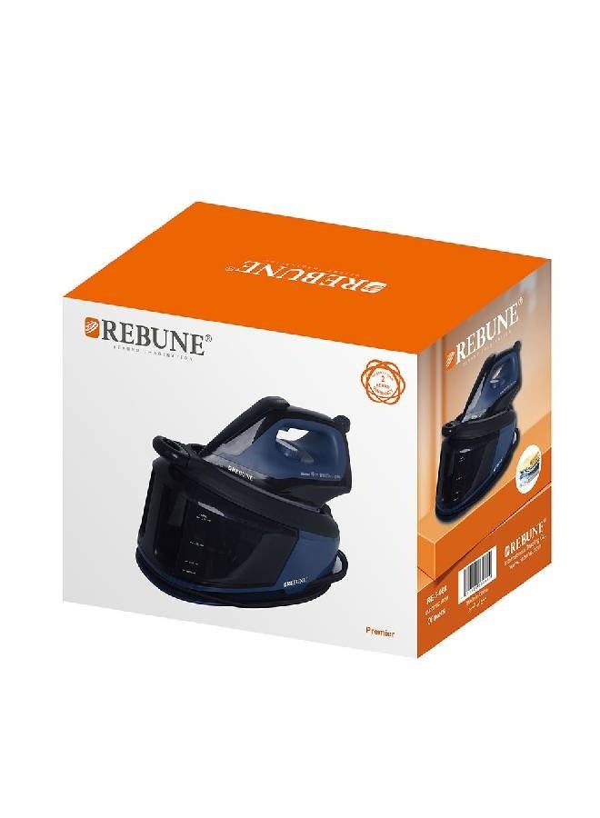 REBUNE Steam Iron - Steam Iron - 1.5 L 2400 W RE-3-068 blue - Image 1