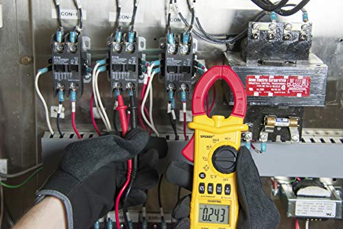 Sperry Instruments DSA600TRMS 12 Function True RMS Digital Clamp Meter, Yellow - Image 4