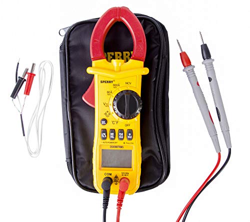 Sperry Instruments DSA600TRMS 12 Function True RMS Digital Clamp Meter, Yellow - Image 2