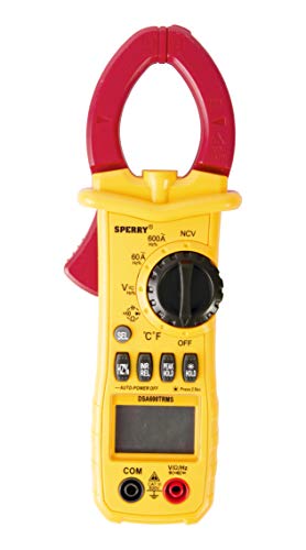Sperry Instruments DSA600TRMS 12 Function True RMS Digital Clamp Meter, Yellow - Image 1
