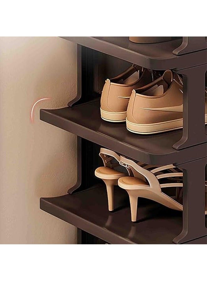 RollsTimi  9 Layer Simple Dustproof Shoe Rack, Can Be Assembled At Will,Saves Space, And Is Simple To Install,Black - Image 3