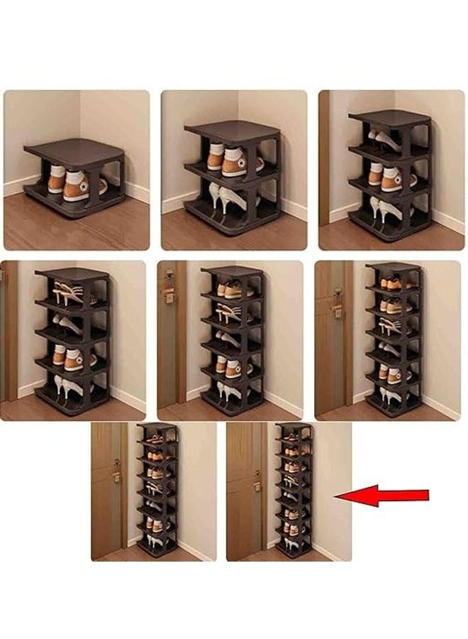 RollsTimi  9 Layer Simple Dustproof Shoe Rack, Can Be Assembled At Will,Saves Space, And Is Simple To Install,Black - Image 5