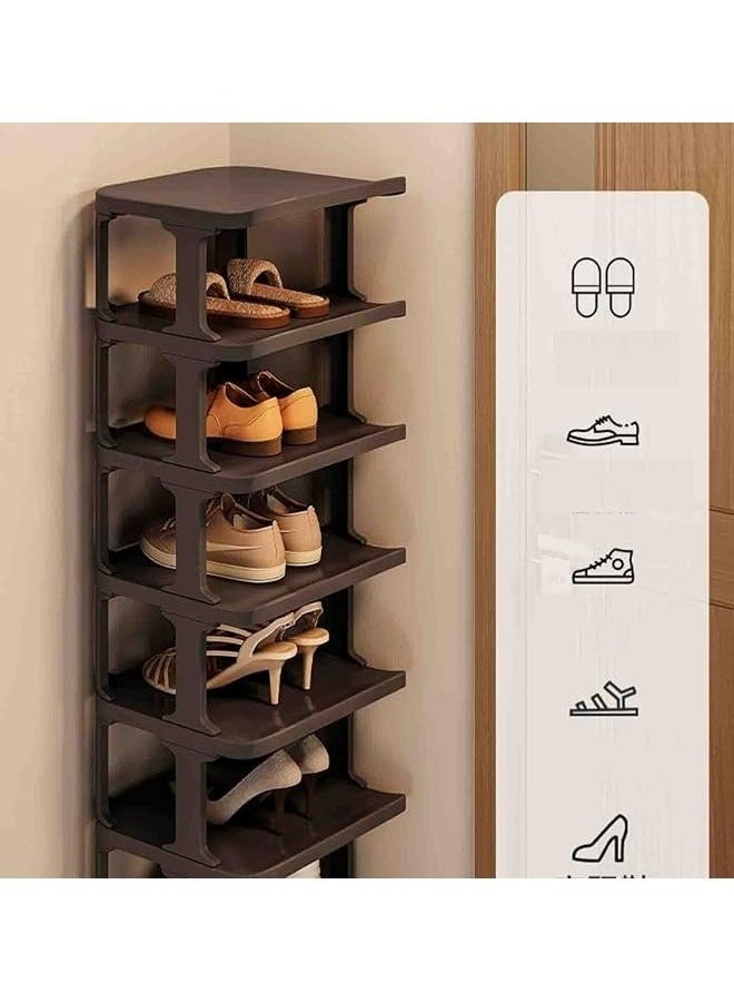 RollsTimi  9 Layer Simple Dustproof Shoe Rack, Can Be Assembled At Will,Saves Space, And Is Simple To Install,Black - Image 2
