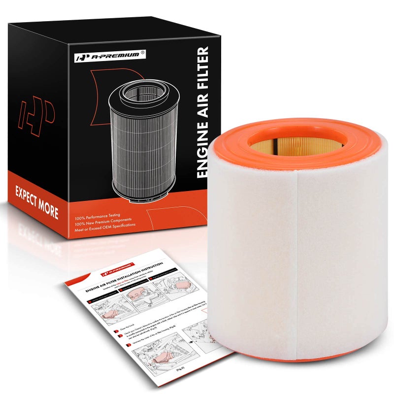 APremium Engine Air Filter Compatible with Audi A6 Quattro A7 Quattro S6 S7 20122018 30L 40L Replace 4G0133843