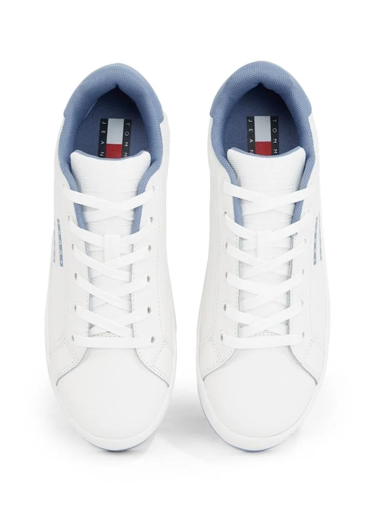 TOMMY JEANS Logo Detail Lace Up Low Top Sneakers
