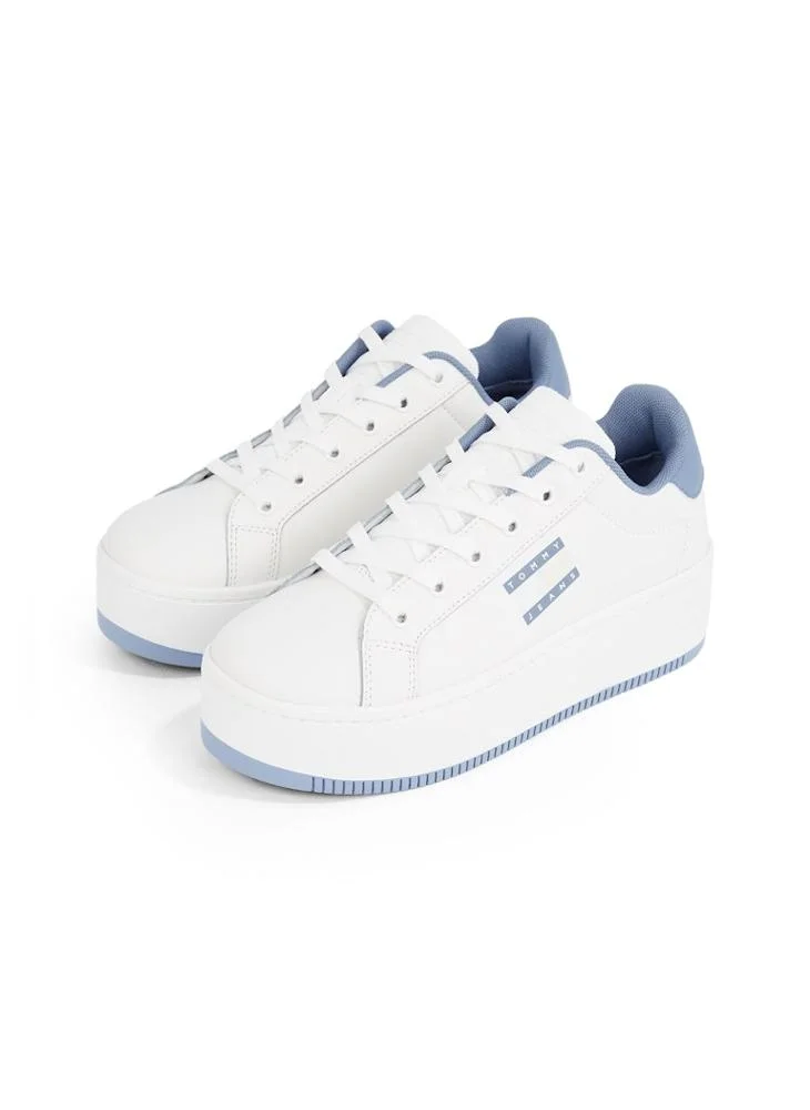 TOMMY JEANS Logo Detail Lace Up Low Top Sneakers