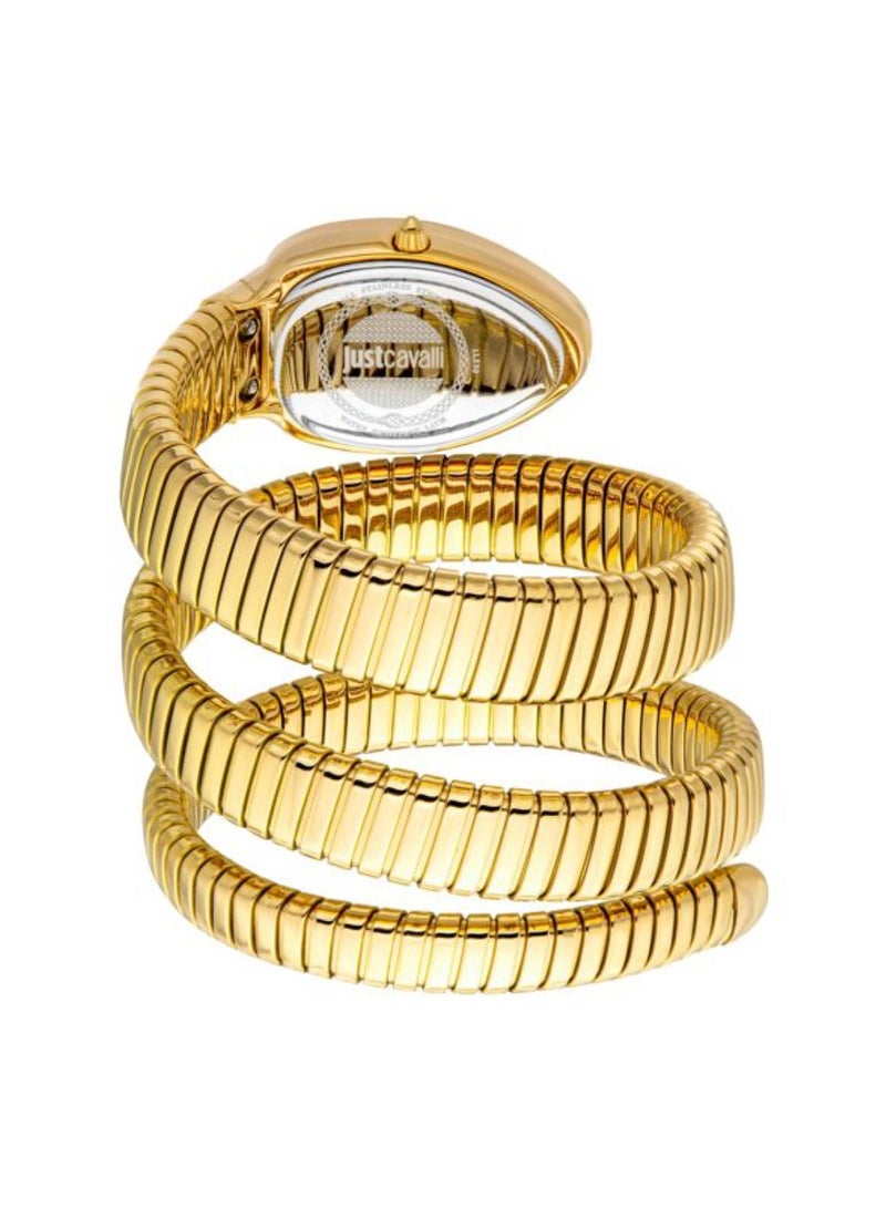 Just Cavalli ساعة نسائية أنالوج كوارتز ذهبية من جاست كافالي فيزوزو JC1L230M0035 - Image 2