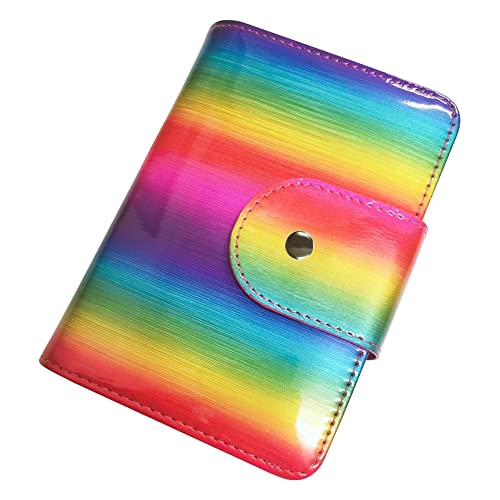 DRDS 20 Slots Nail Art Stamp Plate Holder Stamping Plates Storage Bag Cases Rainbow Practical Empty Rectangle Plates Big Size 6.0X12.0CM Organizers - Image 1
