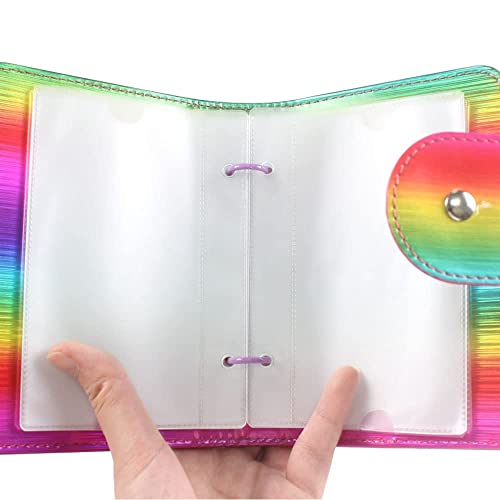 DRDS 20 Slots Nail Art Stamp Plate Holder Stamping Plates Storage Bag Cases Rainbow Practical Empty Rectangle Plates Big Size 6.0X12.0CM Organizers - Image 3