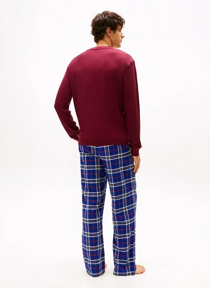 تومي هيلفيغر Logo Long Sleeve T-Shirt