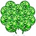 AXBMM 12 Pack 18 Inch Green Pixel Themed Foil BalloonsHappy Birthday Balloon Set for Vibrant Party DecorationsDurable Reusable Foil Mylar BalloonsPerfect for Birthday Party SuppliesGreen - Image 2