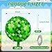 AXBMM 12 Pack 18 Inch Green Pixel Themed Foil BalloonsHappy Birthday Balloon Set for Vibrant Party DecorationsDurable Reusable Foil Mylar BalloonsPerfect for Birthday Party SuppliesGreen - Image 4