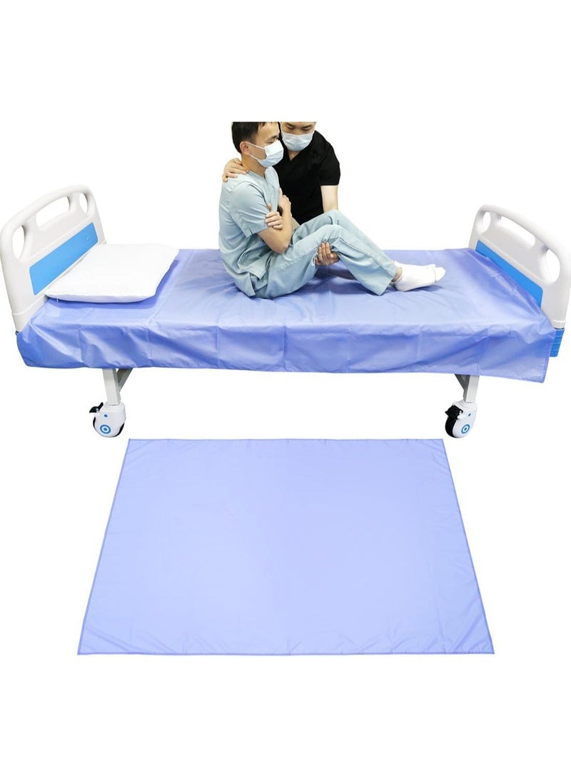Ehucon Flat Transfer Slide Sheet for Moving Patients,Draw Slide Sheet and Sliding Board for Elderly Transfers in Cars,Wheelchairs,Bed(Purple-140*200 cm) - Image 1
